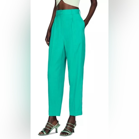 Sandro Mix It Collection‎ Bernard Straight Leg Pleated...